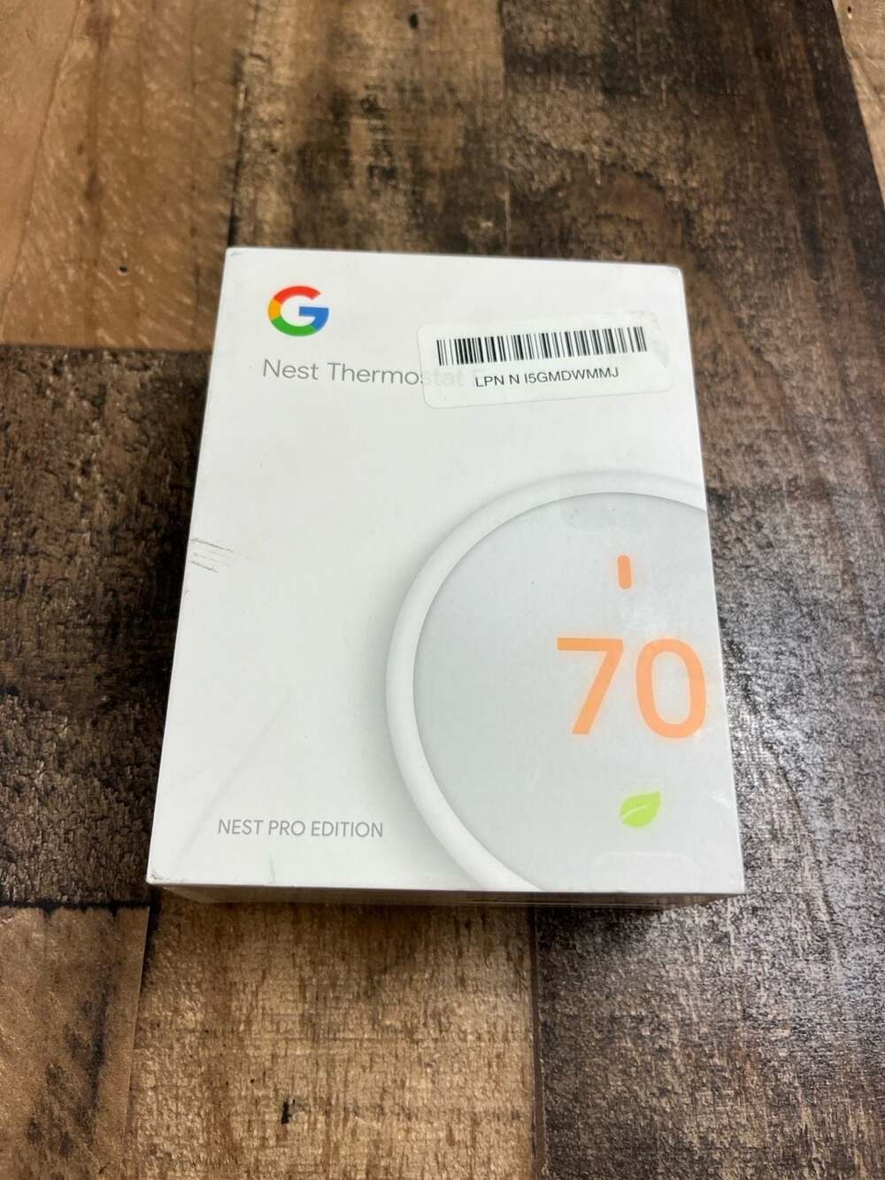 Google Nest Thermostat E Nest Pro Edition White Smart WiFi Thermostat Open Box